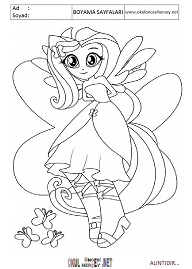 Equestria-girls boyama sayfaları